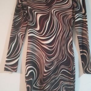 Funky. Mini dress. Med